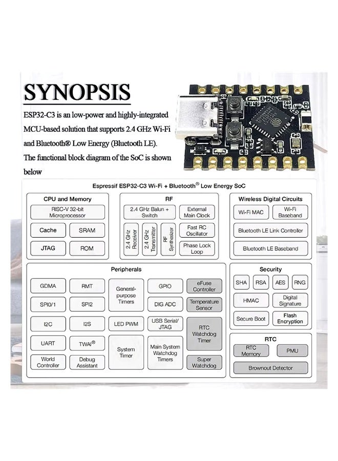 ESP32-C3 Mini Development Board with WiFi and Bluetooth SuperMini Board - Image 5